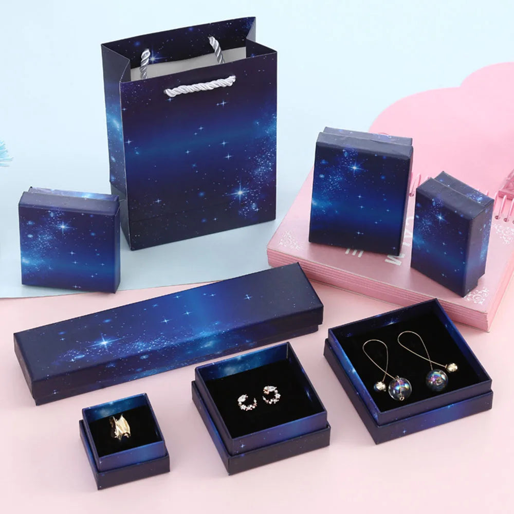 12pack White Simple Luxury Box Dark Green Paper Jewellry Rings Earrings Bracelet Necklace Display Case Jewelry Organizer Boxes Purest Peak